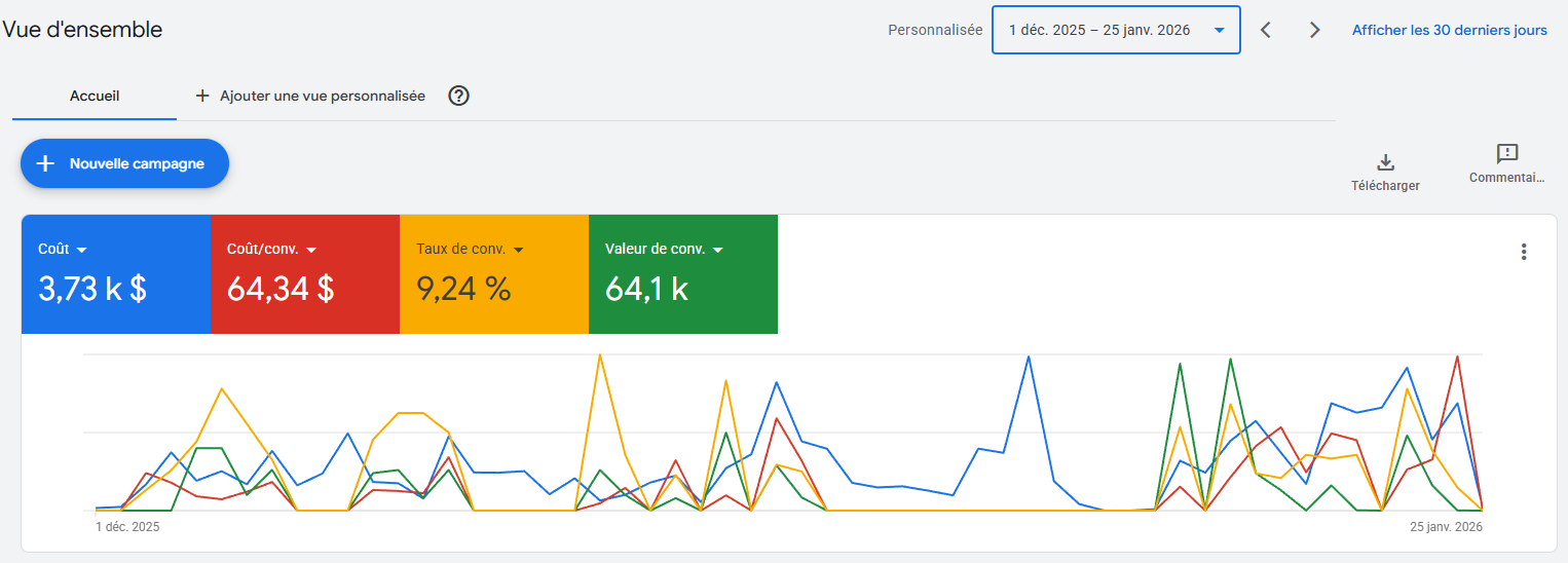 Google Ads Search — Cabinet fiscalité US, leads LLC vers S-Corp